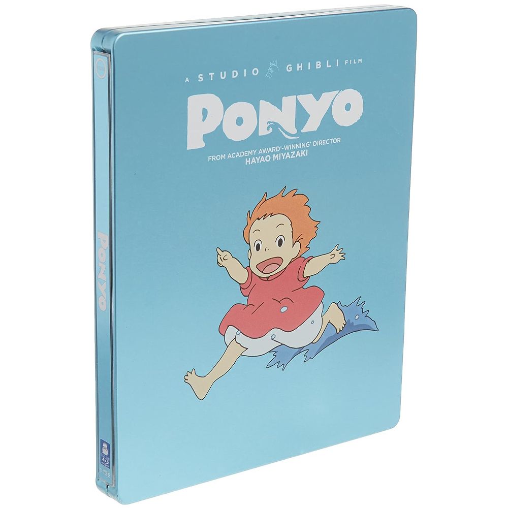 崖の上のポニョ Blu-ray ジブリ アニメ 語学学習 英語 フランス語 並行輸入品 北米版 ブルーレイ スチールブック版P_0