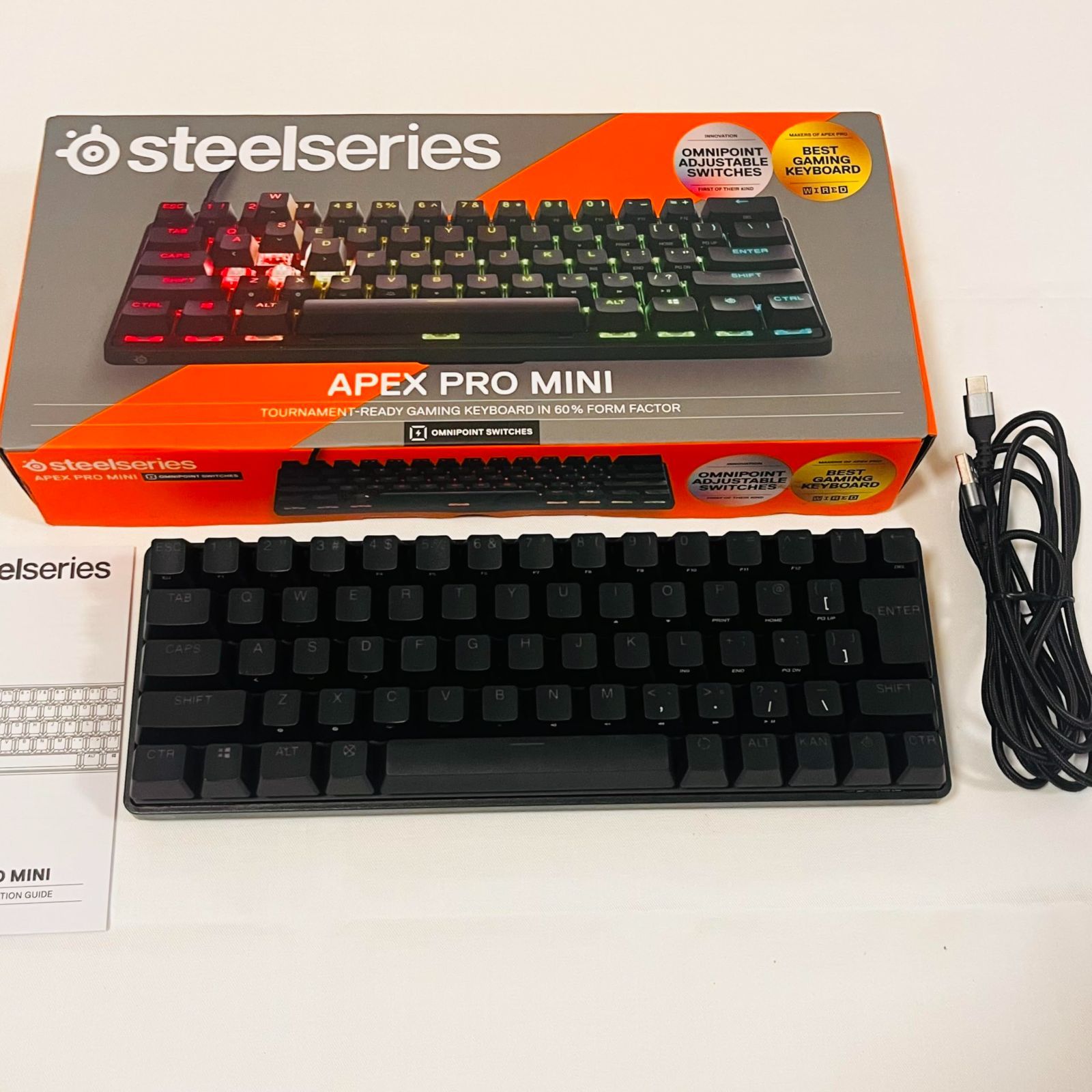 SteelSeries Apex Pro Mini JP ゲーミングキーボード ラピッドトリガー 搭載 ミニサイズ No2469
