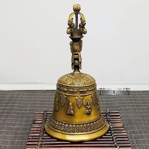 銅製 法器 手揺鈴 五股金剛密鈴 金剛杵銅鈴 装飾品 工芸品 置物 - メルカリ