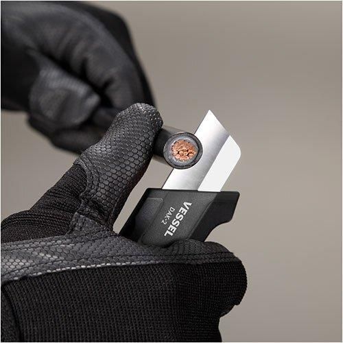 ベッセル VESSEL 電工アジャストナイフ DAK-2 用途 VVF線 (VA線) や CV線 の 被覆剥き PF管切断 開口部 の 穴削り 電設 電工 電気 工事