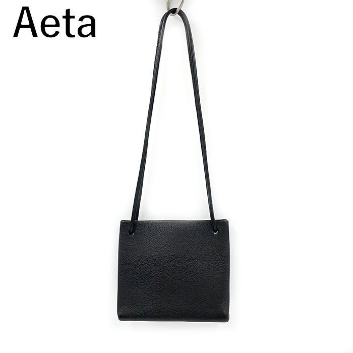 Aeta ショルダーバッグ ブラック Aeta(アエタ)｜SQUARE SHOULDER/ブラック の通販｜ELLESHOP