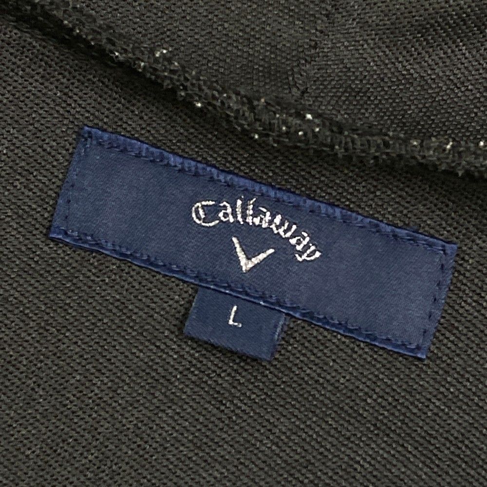 サイズ：L CALLAWAY キャロウェイ ジップパーカー ブラック系