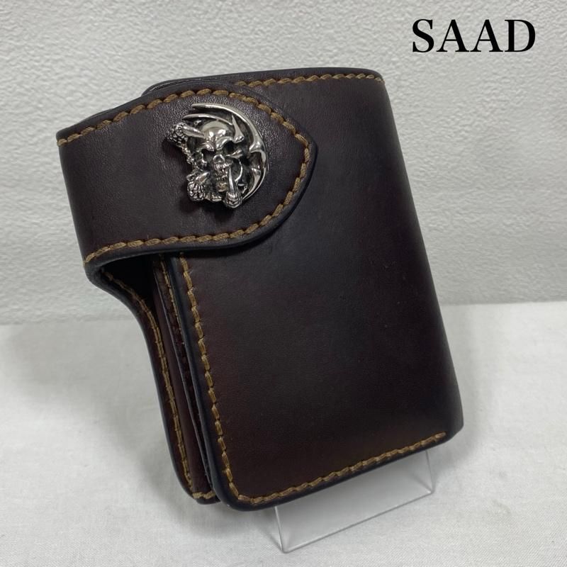 SAAD 折り財布 SAAD LEATHER COMPACT WALLET│SAADウェブストア