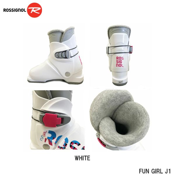 今年も大人気！ スキーブーツ 子供 ジュニア 女の子 ROSSIGNOL ロシニョール FUN GIRL J1 ファンガール ジュニアアルペンスキーブーツ 旧モデル 【緊急大幅値下げ！】