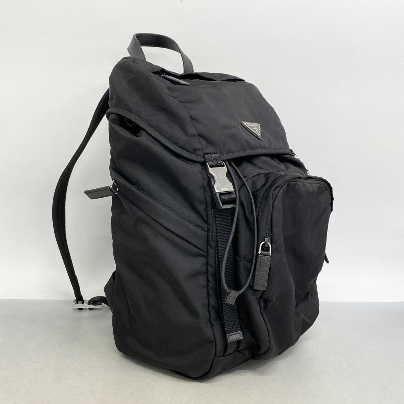 PRADA プラダ　リュック　バックパック　旅行　レディース　ナイロン　ブラック 楽天市場】（美品）プラダ PRADA バックパック 1BZ811 ナイロン