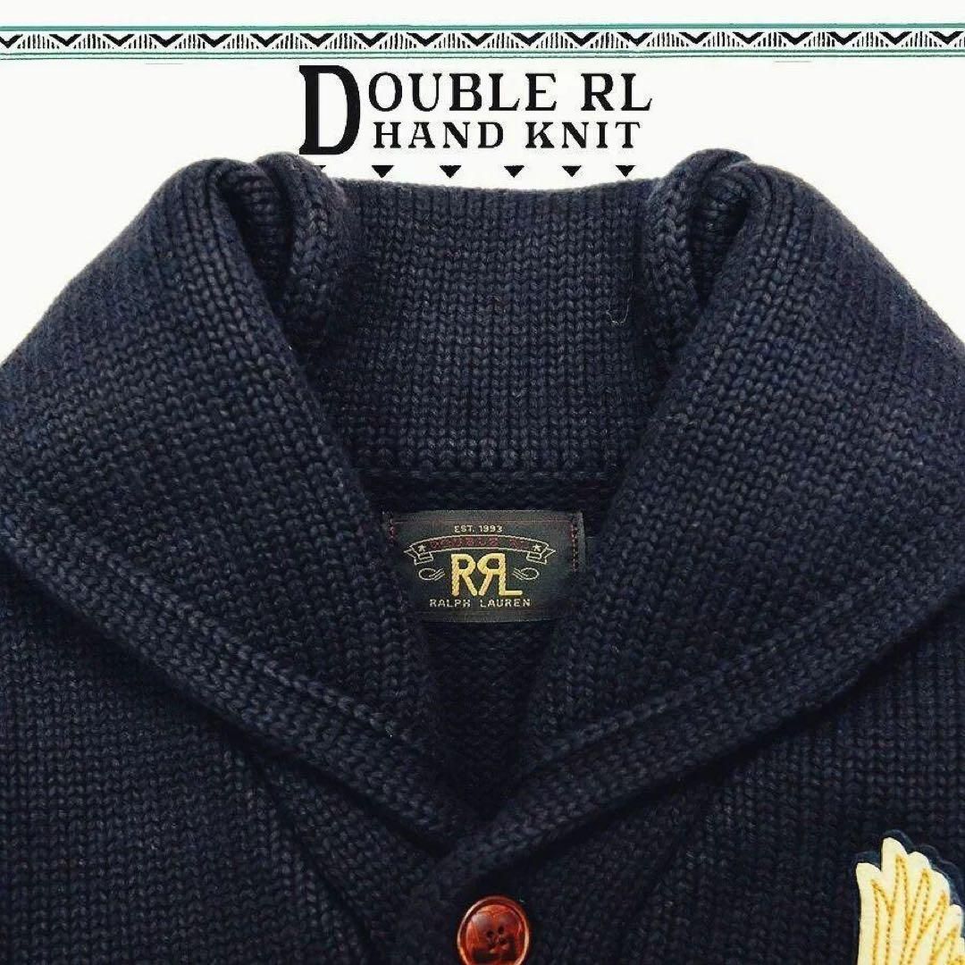RRL 新品未使用 インディゴ ブルーショールカラーカーディガン - メルカリ