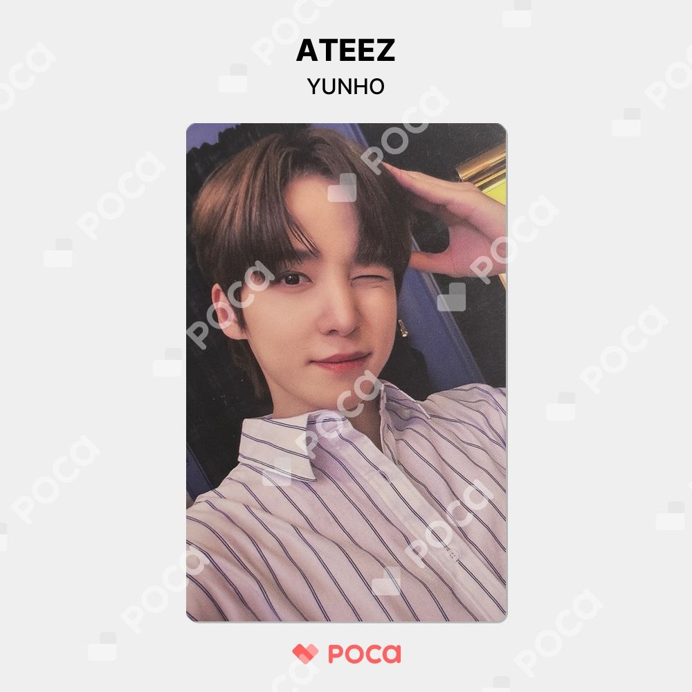 ATEEZ ユノ トレカ ラキドロ SOUNDWAVE 特典 透明 セット ATEEZ ユノ トレカ セット 封入トレカ soundwave 特典トレカ