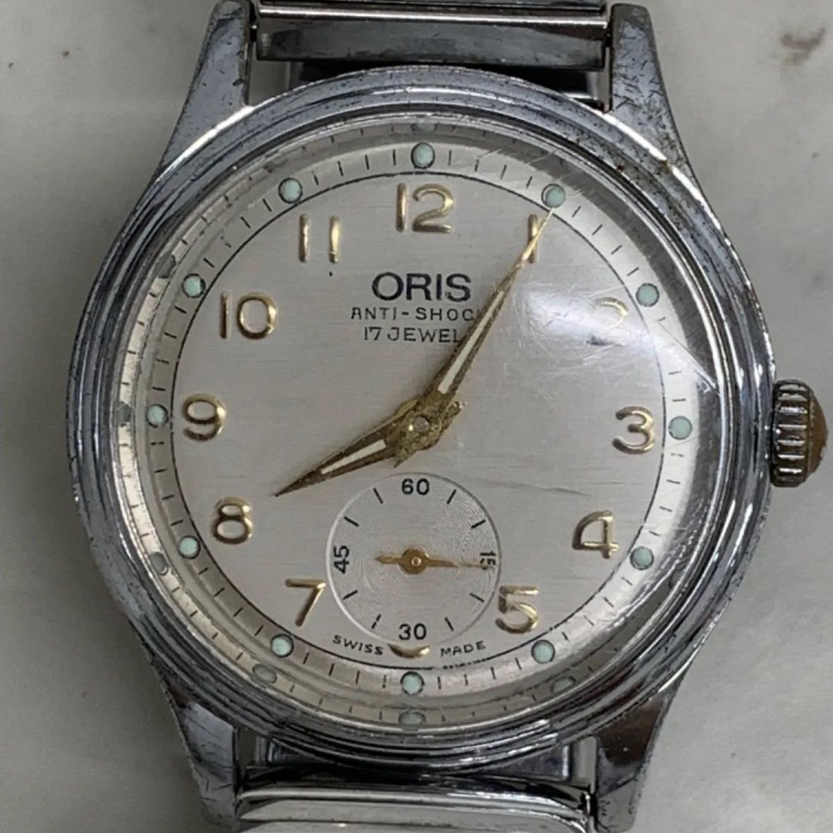 値下げ！目覚まし時計/レトロ/アンティーク ドイツ製 jerger 置き時計