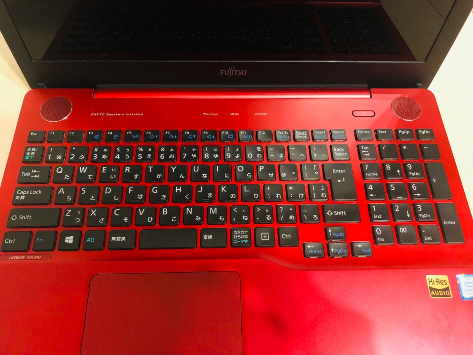 中古品 LIFEBOOK AH53/B2 FMVA53B2R [ルビーレッド] - メルカリ