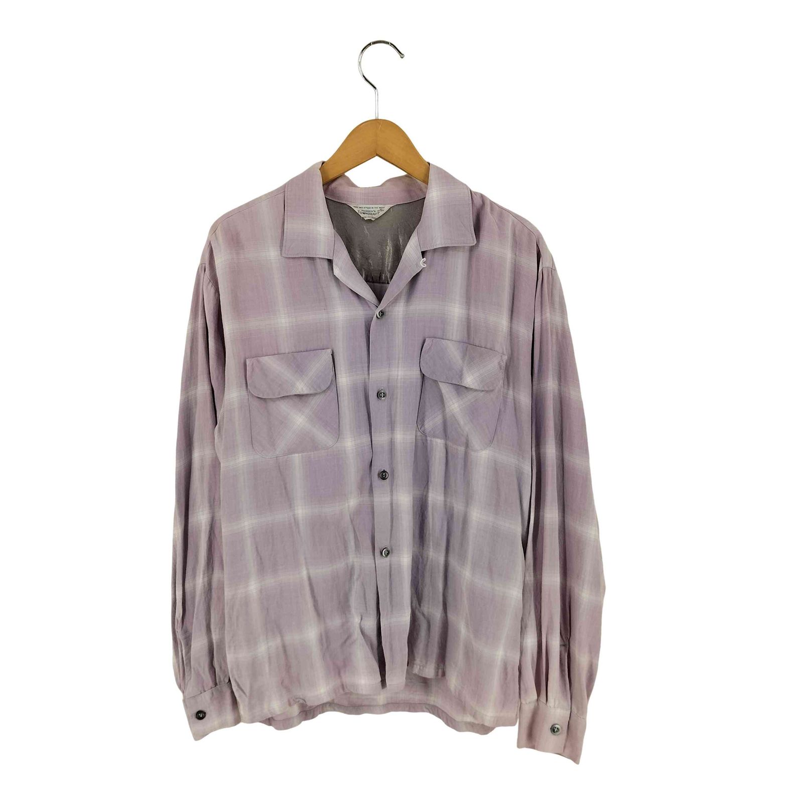 Towncraft プリネル オンブレ 60s 船タグ towncraft 60s vintage シャツ 船タグ 60'sTOWN CRAFT オンブレ