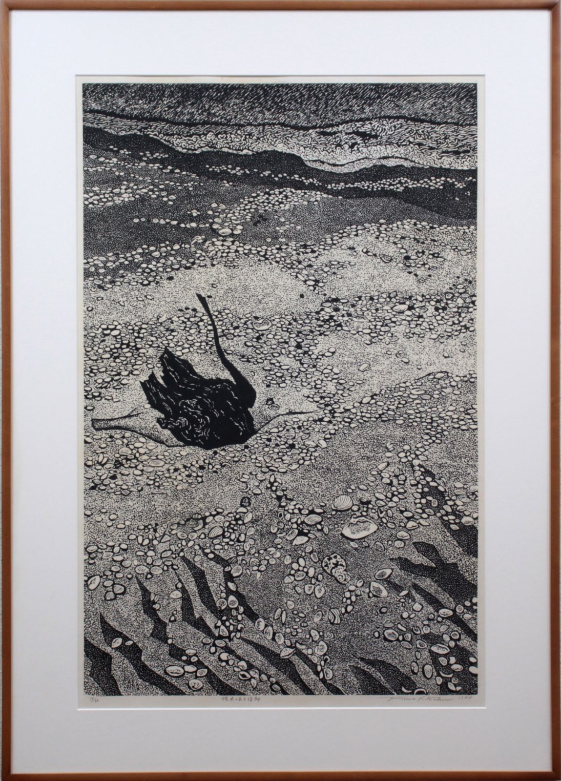 鈴木涼子 おおまか 「無題」 銅版画 絵画