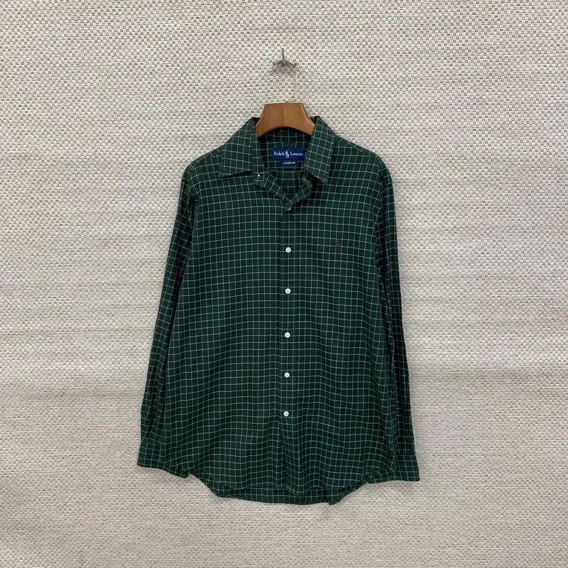 【雷市場（ポンジャン）商品韓国直送】 ポロ Ralph Lauren(ラルフローレン) クラシックフィット ブラウンポニー オーバーサイズ シャツ チェック柄 95 C00810