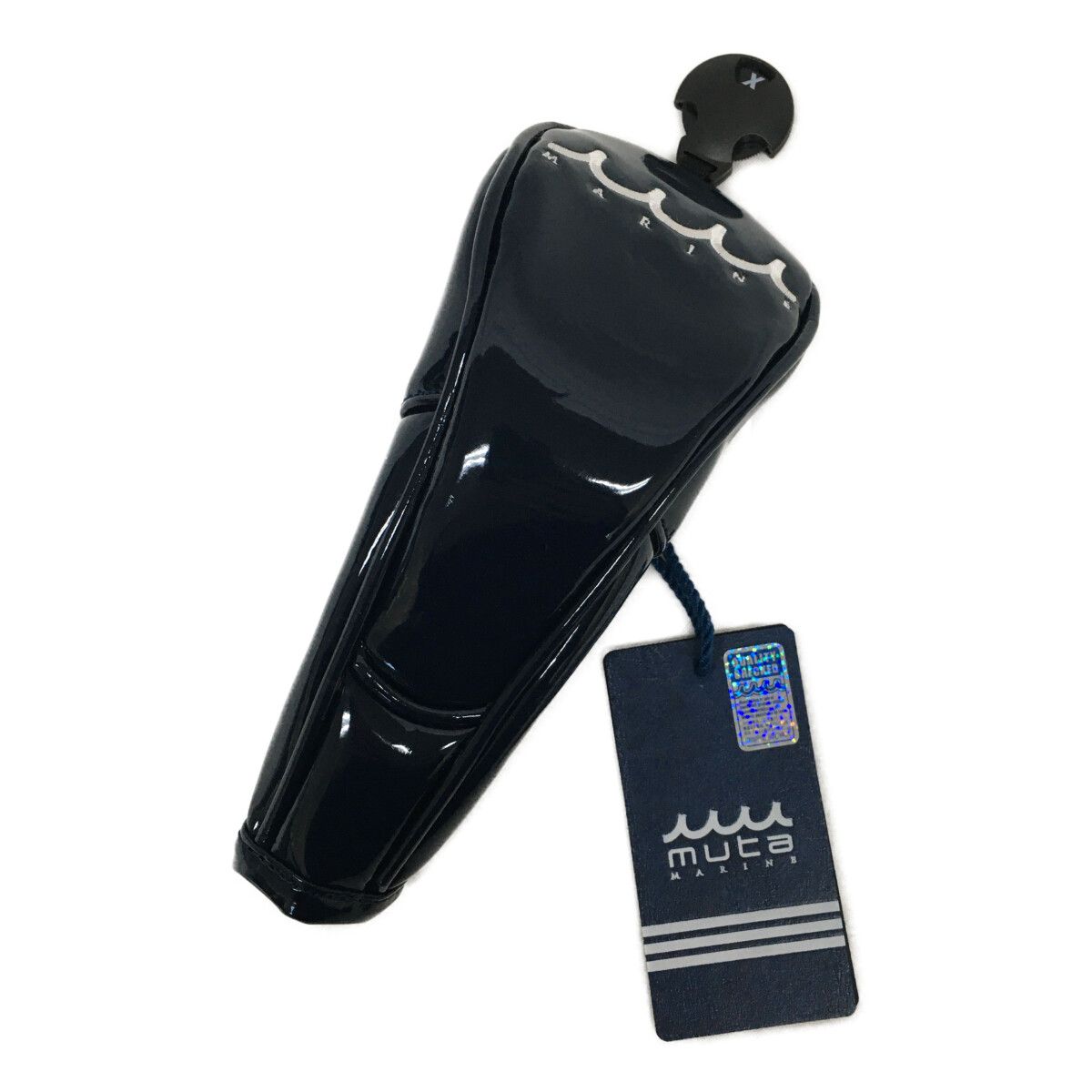 coco 未使用品 ムータマリン muta MARINE ヘッドカバー ネイビー ユーティリティ用 エナメル 未使用品 ムータマリン muta MARINE ヘッドカバー ネイビー 紺