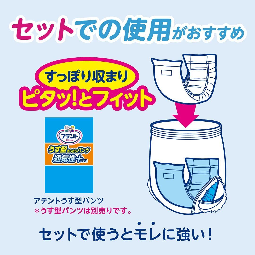 アテント 紙パンツ用尿とりパッド 通気性プラス 48枚入り 6パックセット