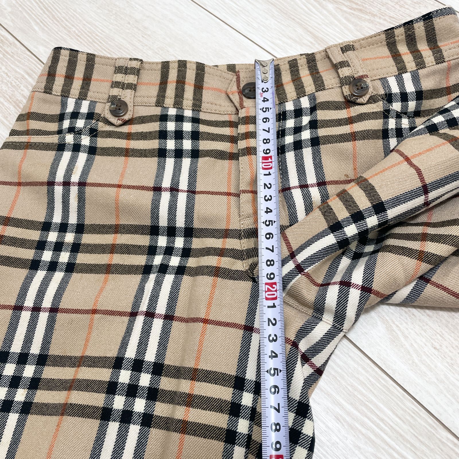 美品】バーバリーブルーレーベル ワンピース 膝丈 ノバチェック