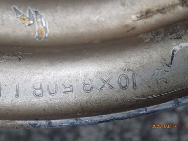 成功 4本 旧ダイハツ ハイゼット ミゼット2 クォーレ 10x3.50B PCD110 純正 スチール 夢を実現