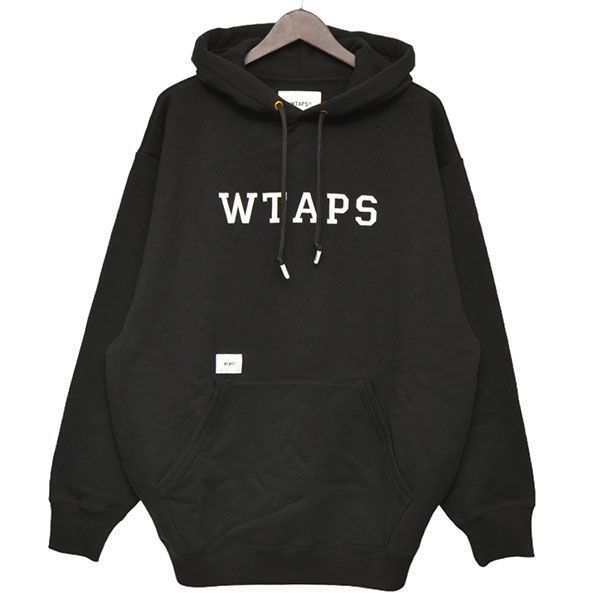WTAPS ダブルタップス 2024SS ACADEMY HOODY COTTON COLLEGE プリント 