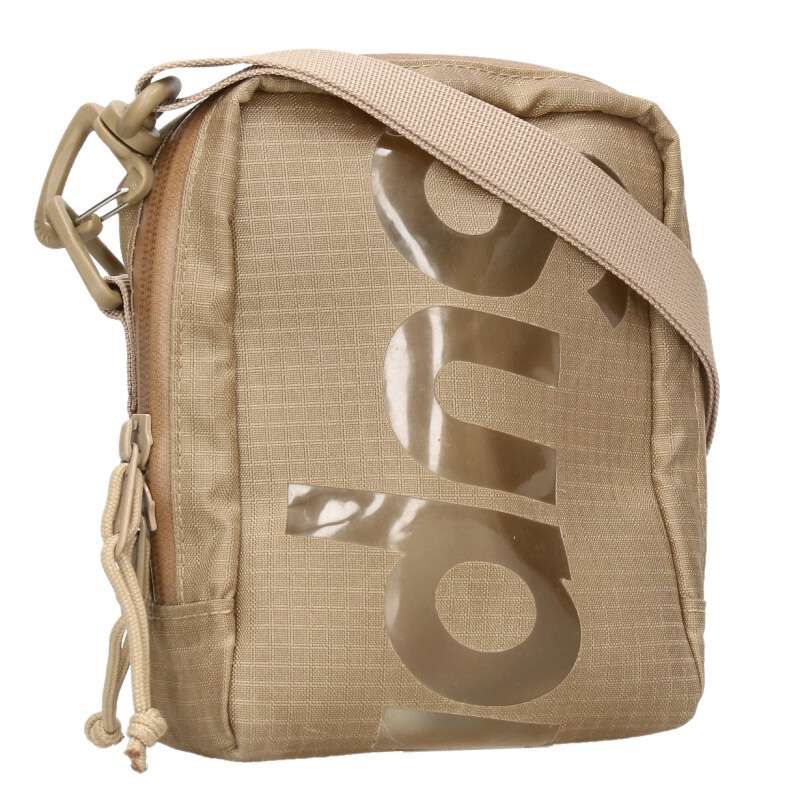 シュプリーム 21SS Neck Pouch Tan ロゴショルダーバッグ Supreme シュプリーム 21SS Neck Pouch スケルトン クリア ロゴ