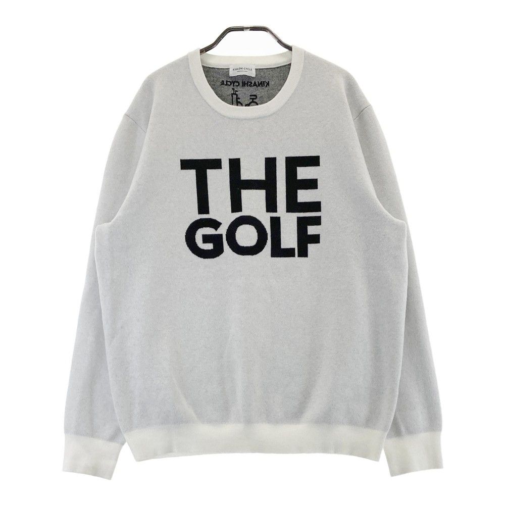 サイズ XL KINASHI CYCLE GOLF キナシサイクルゴルフ ウール混 ニットセーター ホワイト系 240101437642 ゴルフウェア メンズ ストスト