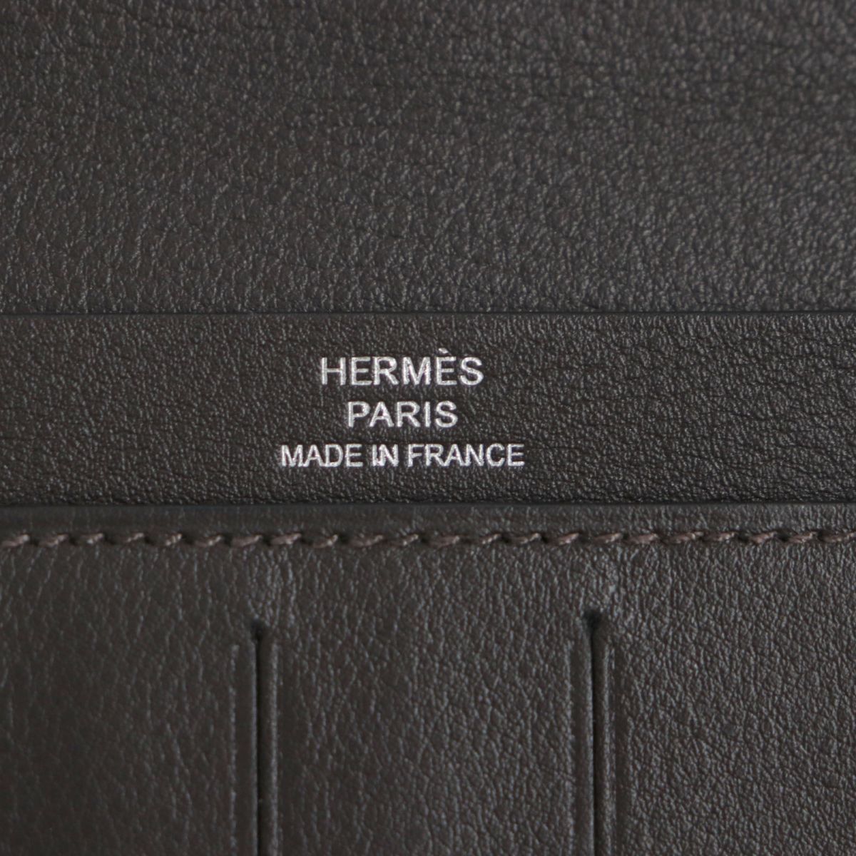 美品▽2015年製 HERMES エルメス ポルトフォイユ シチズンツイルロング