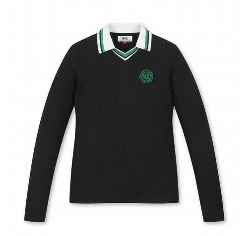 ワック WAAC レディース ポロ Vネック リブ Tシャツ 2