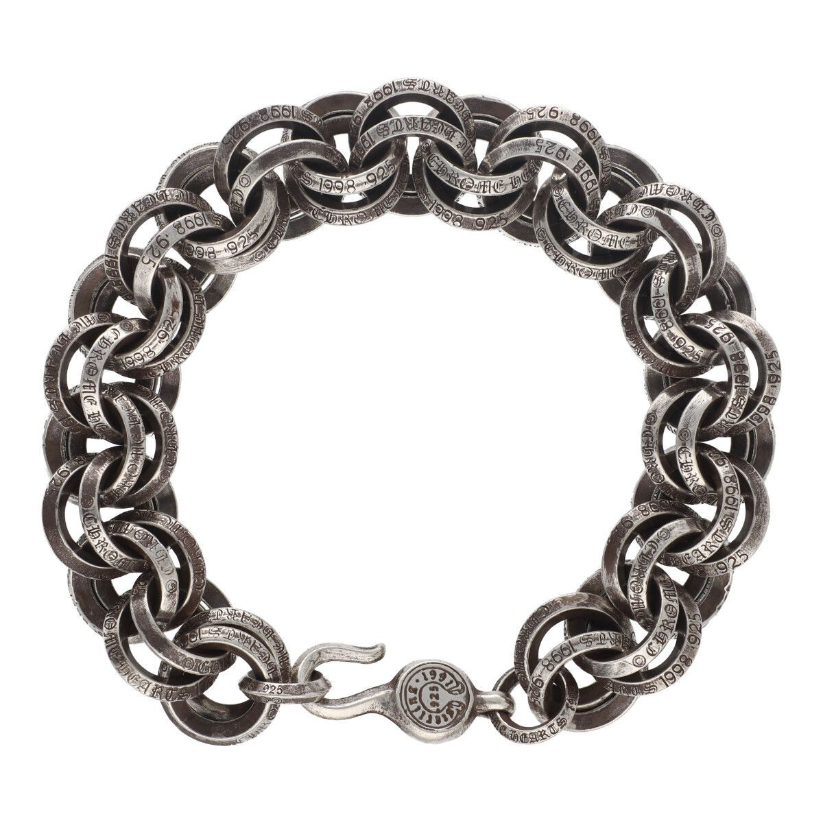 クロムハーツ ダブルID ブレスレット フローラルクロス／ダガー