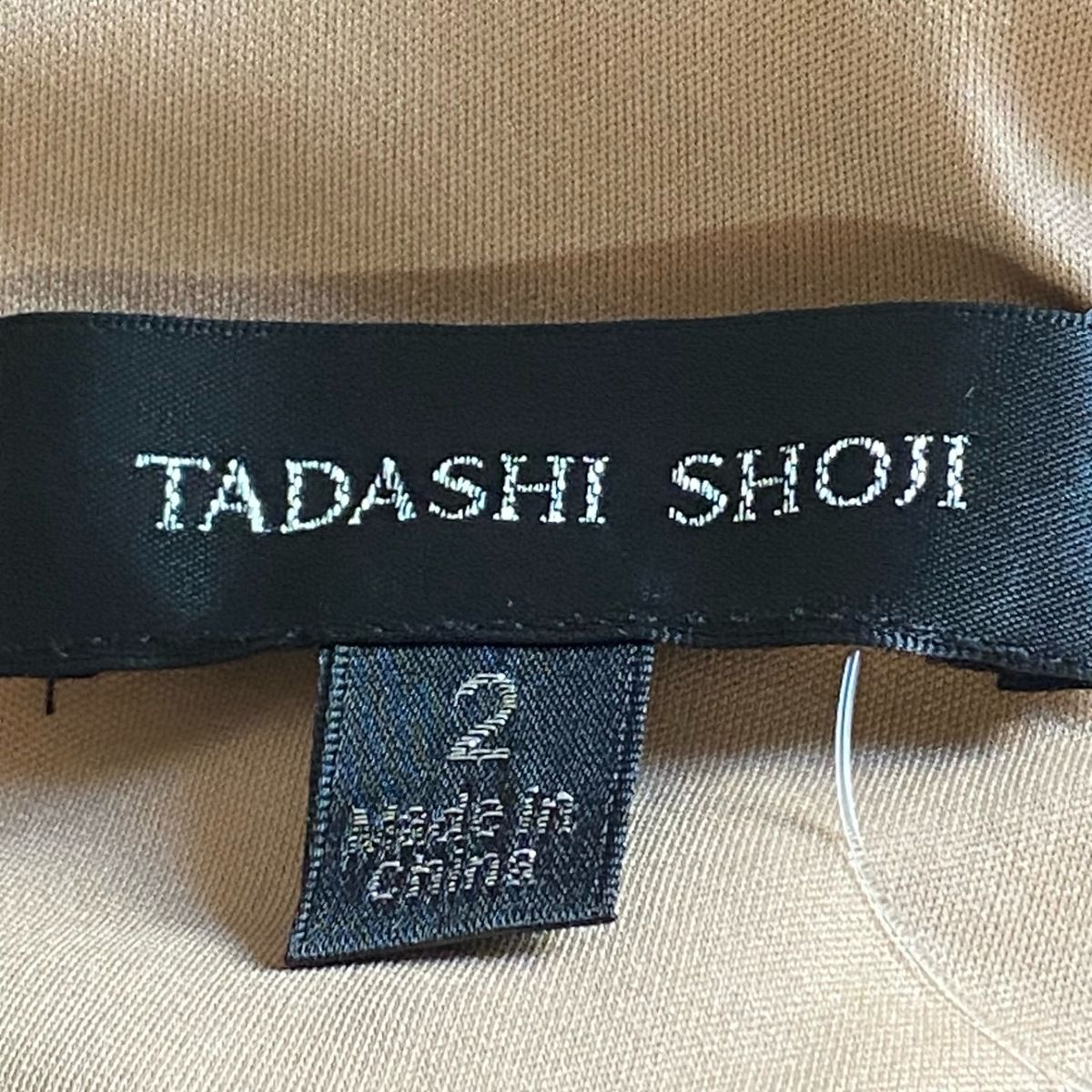 TADASHISHOJI(タダシショージ) ワンピース サイズ2 M レディース新品同様 - パープル 長袖/ロング/ベロア/レース