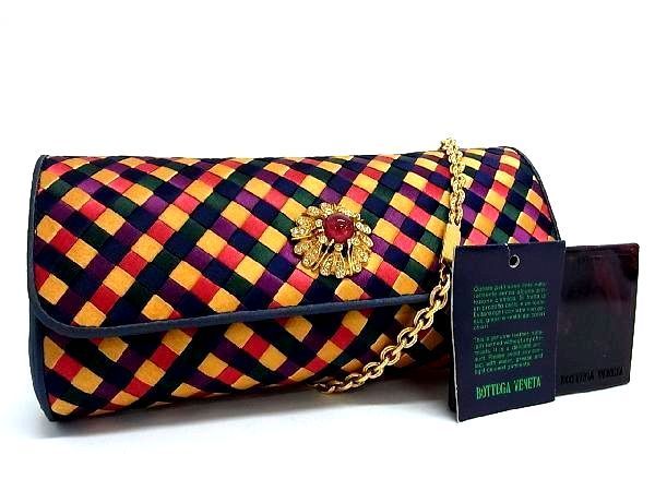 【BOTTEGA VENETA】ヴィンテージパーティバッグ □希少□美品□ BOTTEGA VENETA ボッテガヴェネタ ヴィンテージ