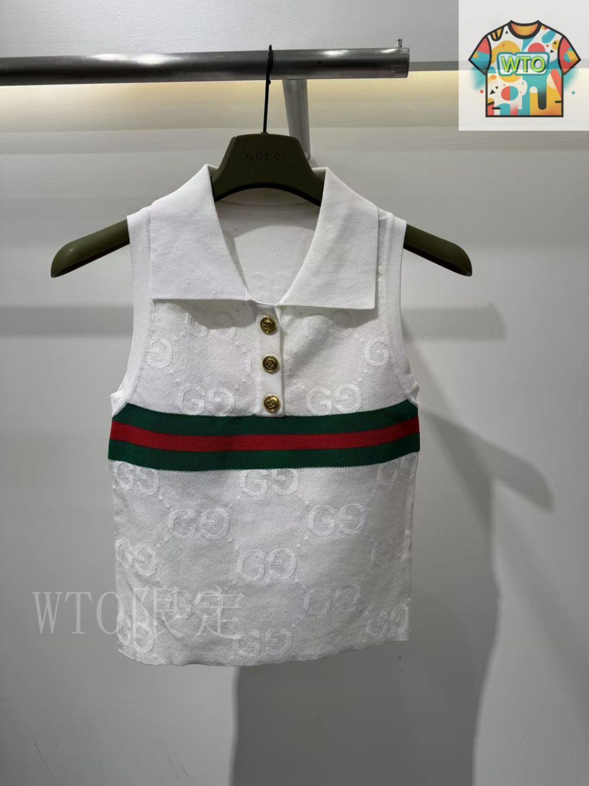 Gucci ベスト GUCCI（グッチ）ベスト 緑 サイズ:XS レディース/2200329950231