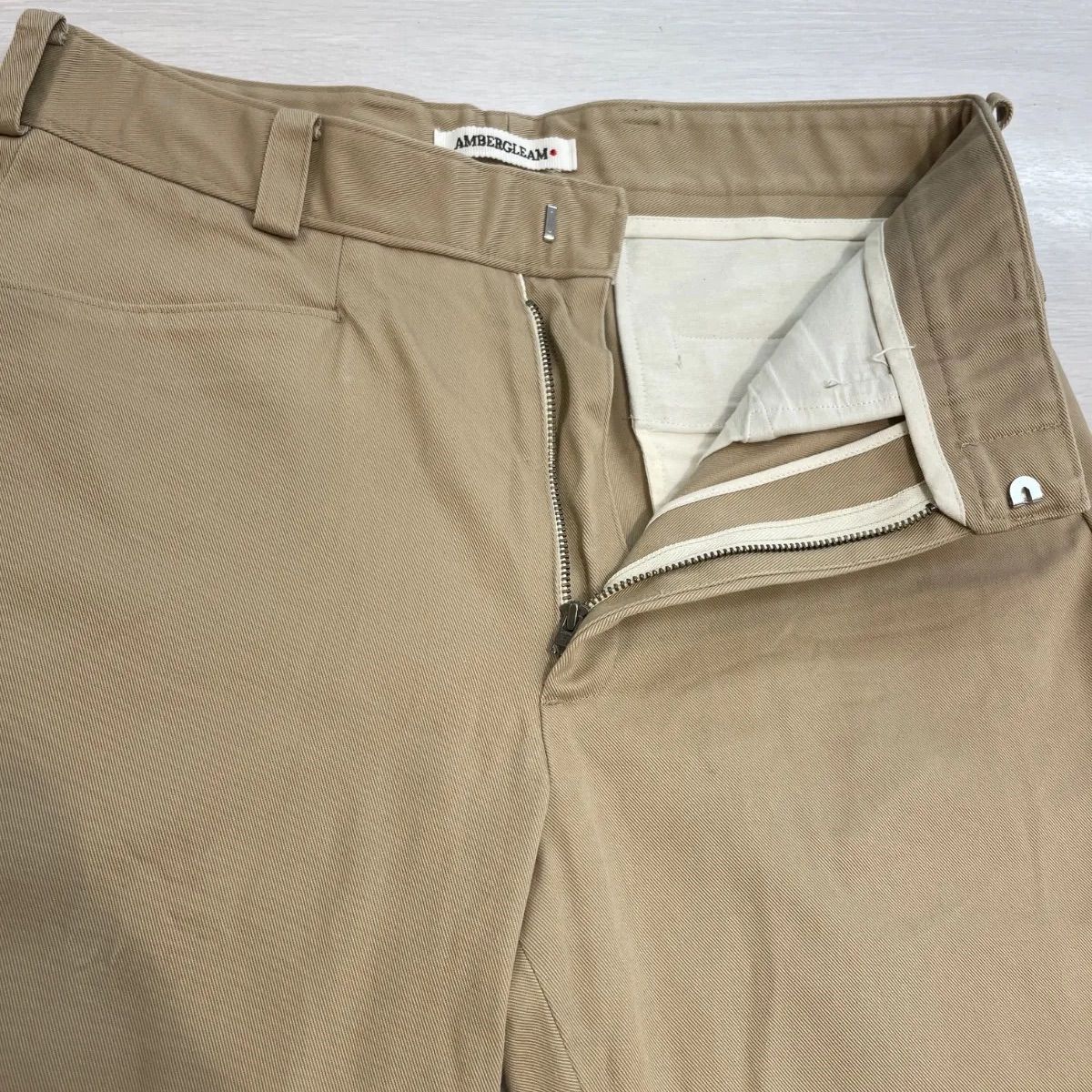 美品 AMBERGLEAM アンバーグリーム コットンツイルシュートパンツ