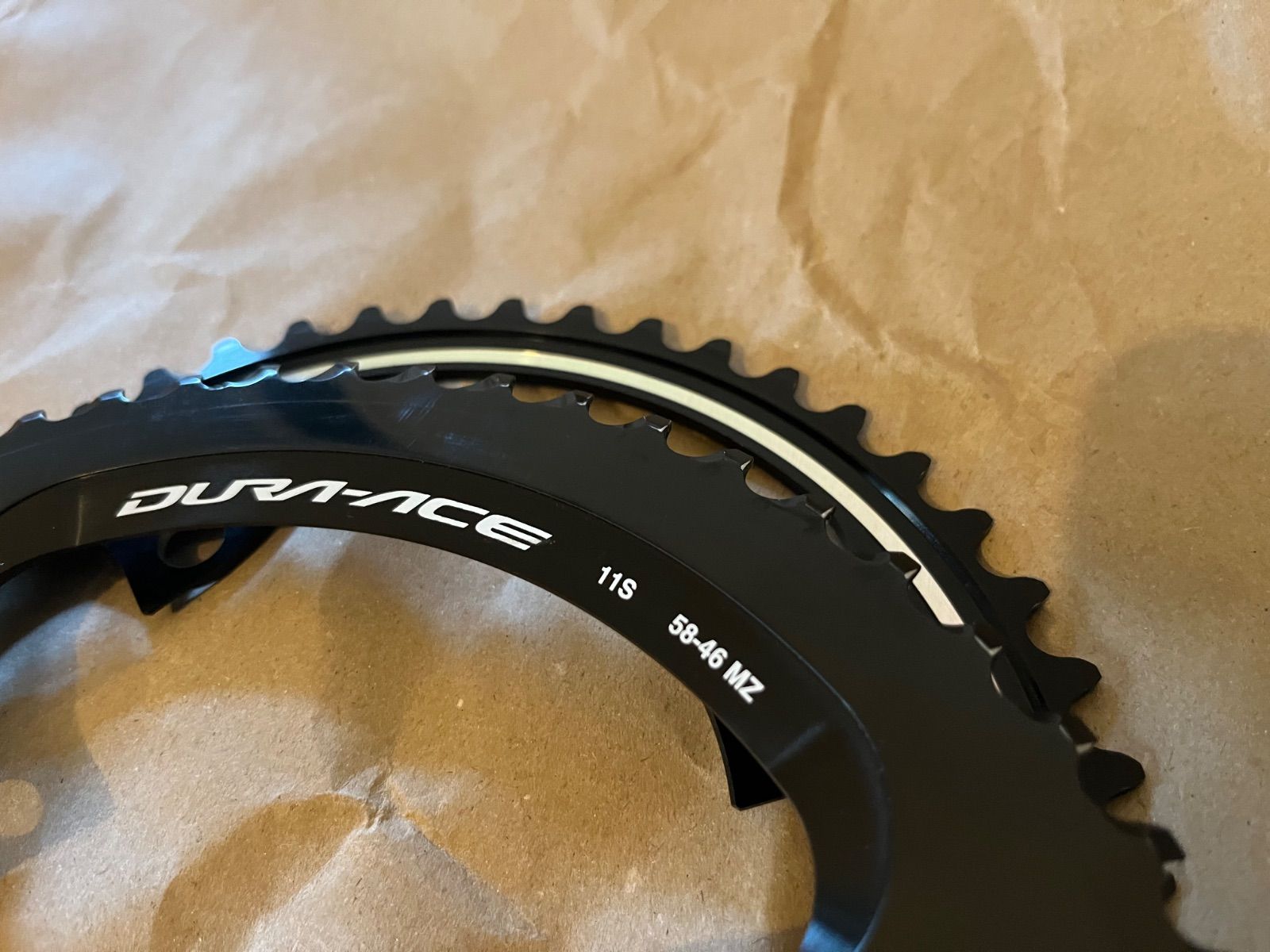 DURA ACE FC-R9100 11sプロトタイプチェーンリング 58-46t 中古