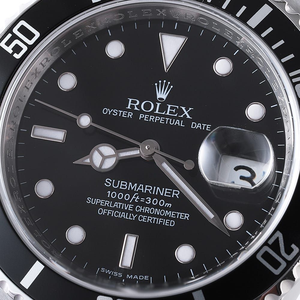 ロレックス ROLEX サブマリーナデイト W番 16610 SS メンズ 腕時計  