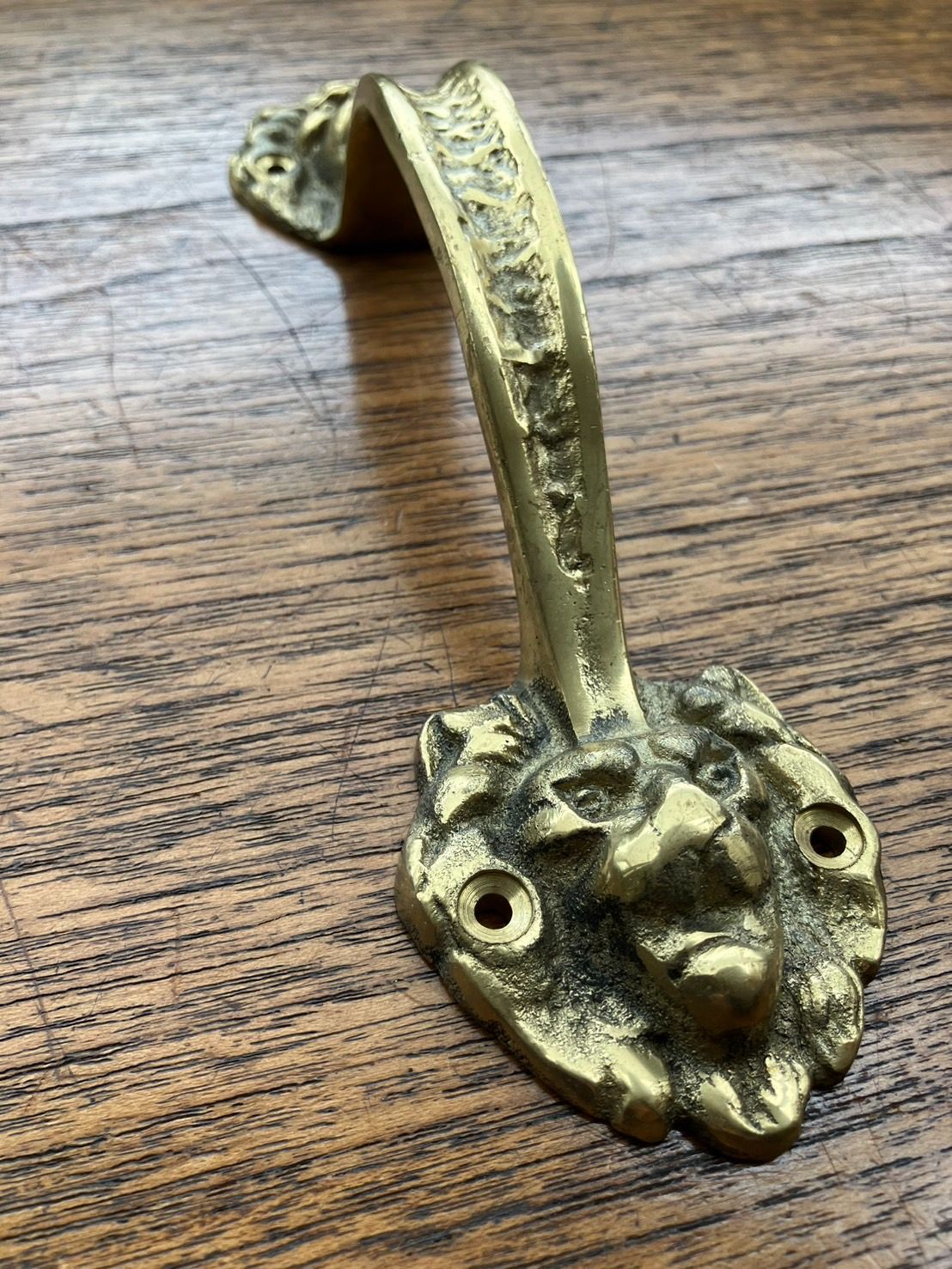 ライオン 真鍮鋳物