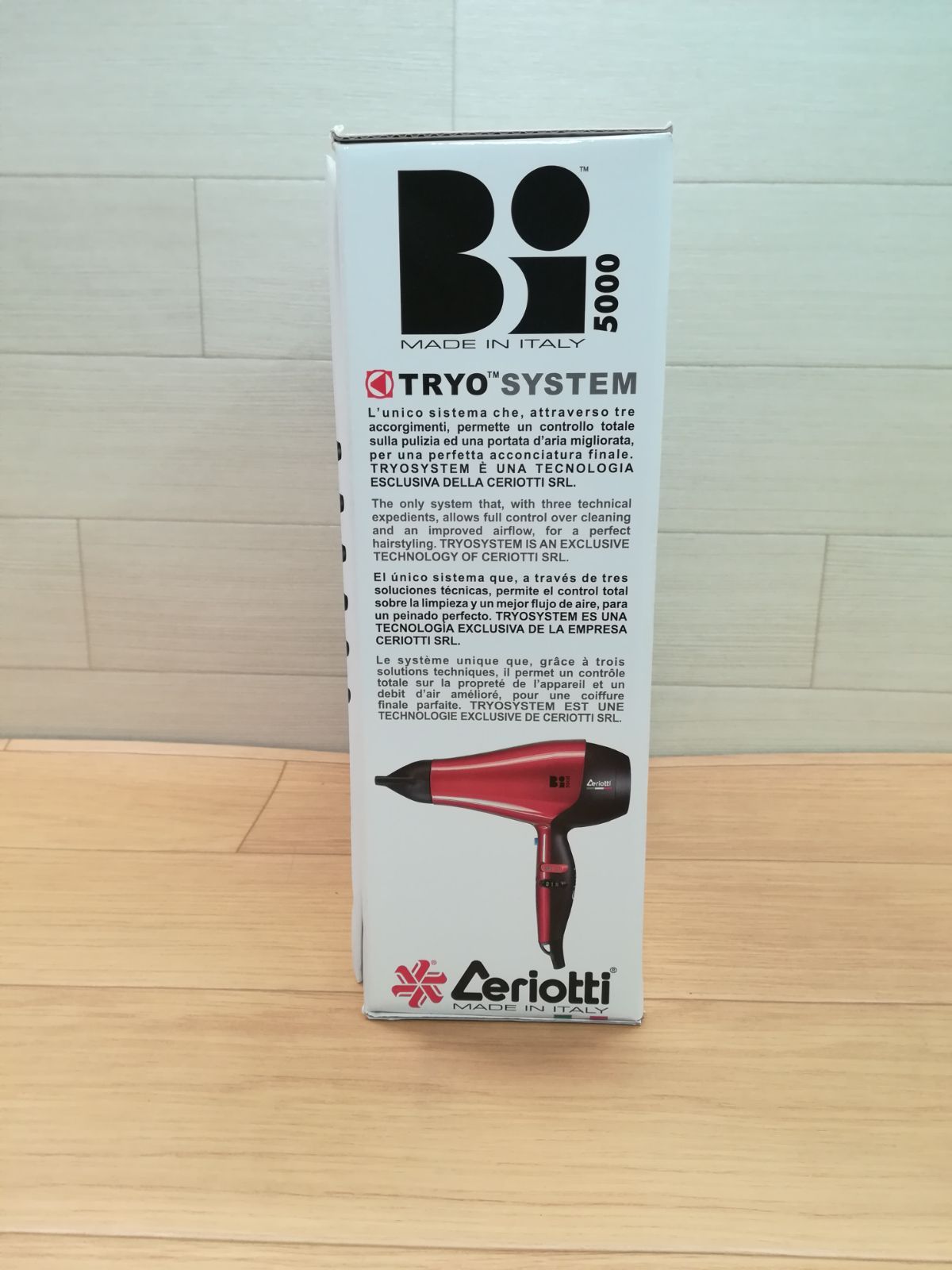 【新品未使用・開封品】 Bi セリオッティ ヘアドライヤー TYPE E3225（ITALY Made） 1500W