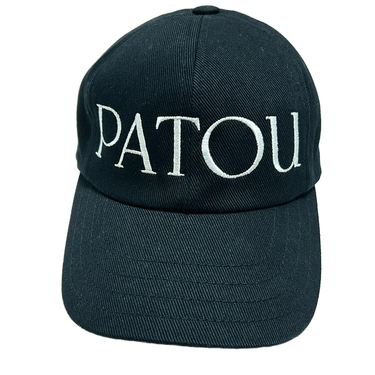 PATOU パトゥ キャップ XS-S - 黒 コットン