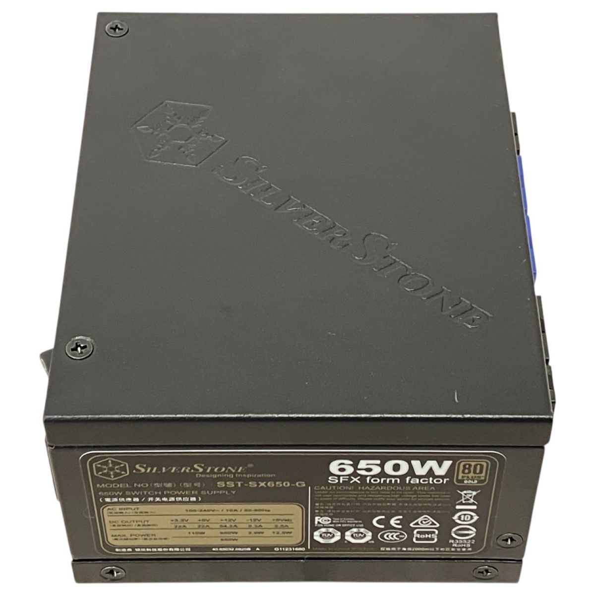 SILVER STONE SST-SX650-G 電源ユニット 650W 80PLUS G パソコン パーツ PC周辺機器 ジャンク M10012679