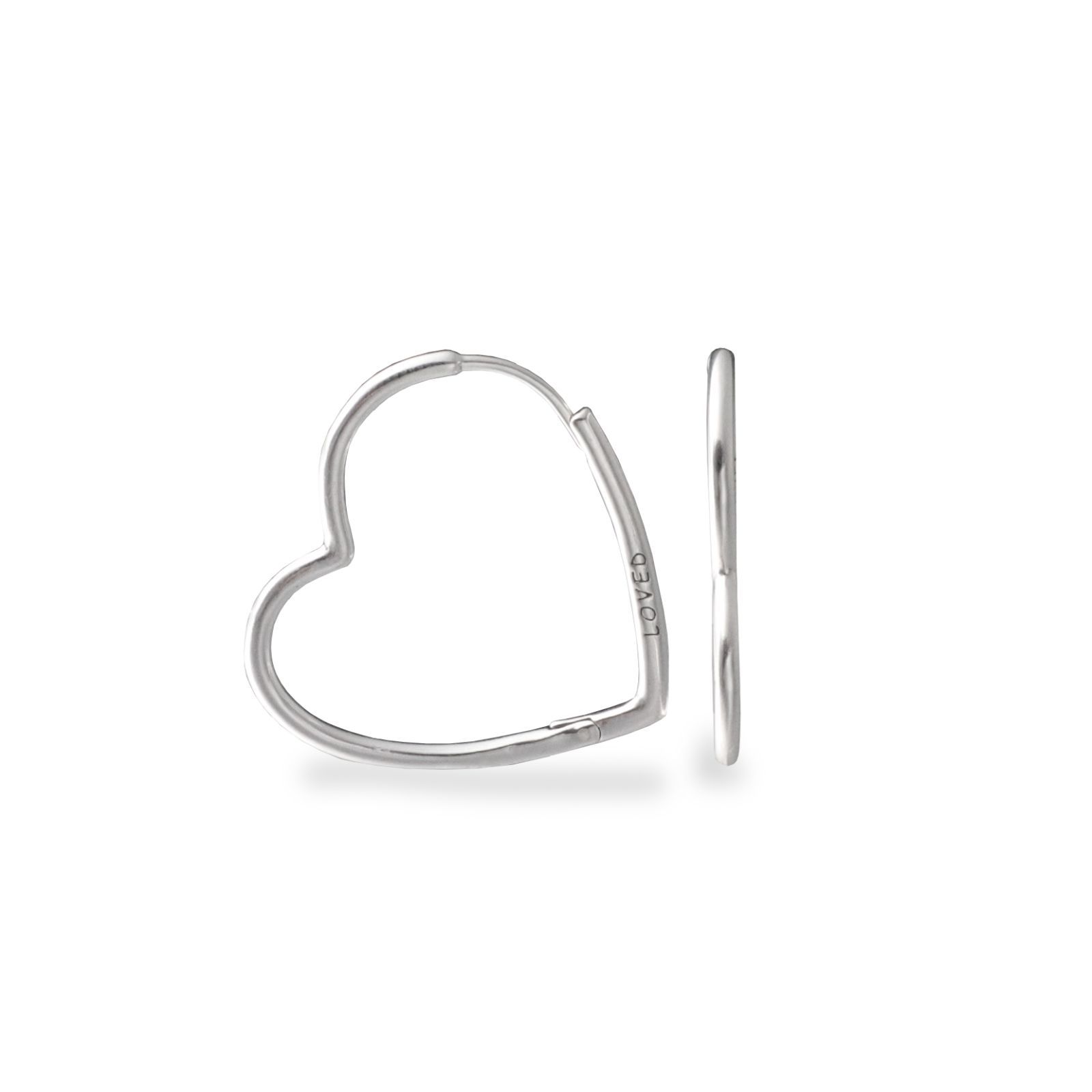 PANDORA シルバー ハート型ピアス ギフトボックス付き 【新品・正規品】ボックス・ショッパー付 PANDORA(パンドラ