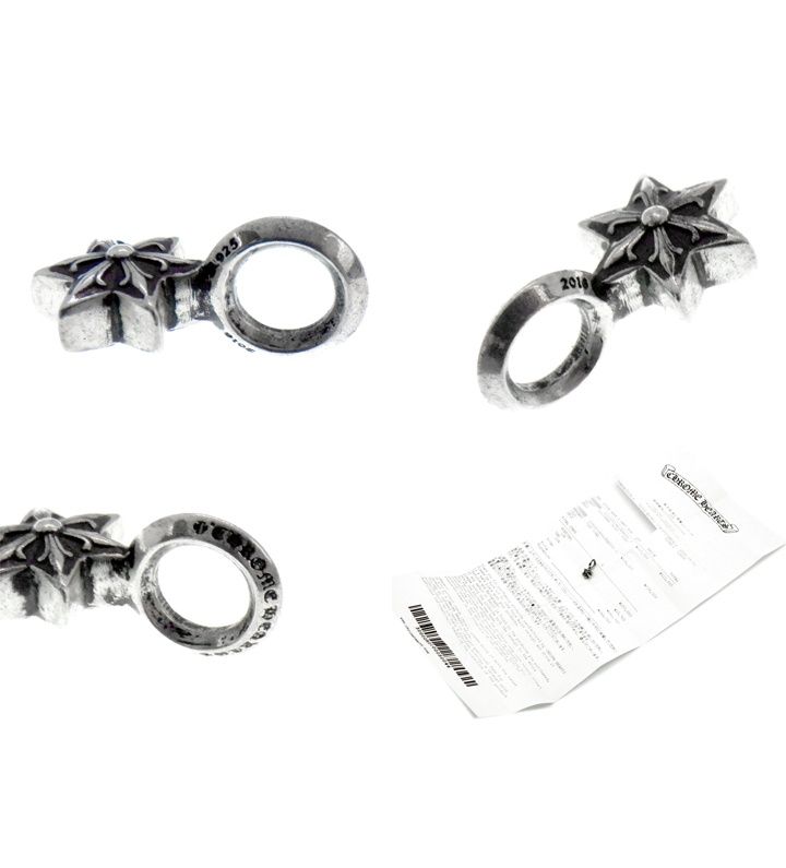 未使用クロムハーツSTACK STARスタースタックチャーム シルバーネックレス クロムハーツ CHROME HEARTS 【 STACK STAR V2 】 スター