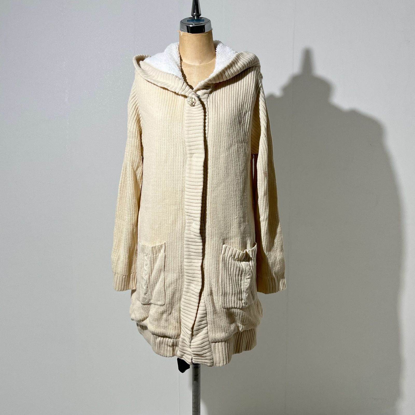 もこもこ』axes femme アクシーズファム ボア ニット コート
