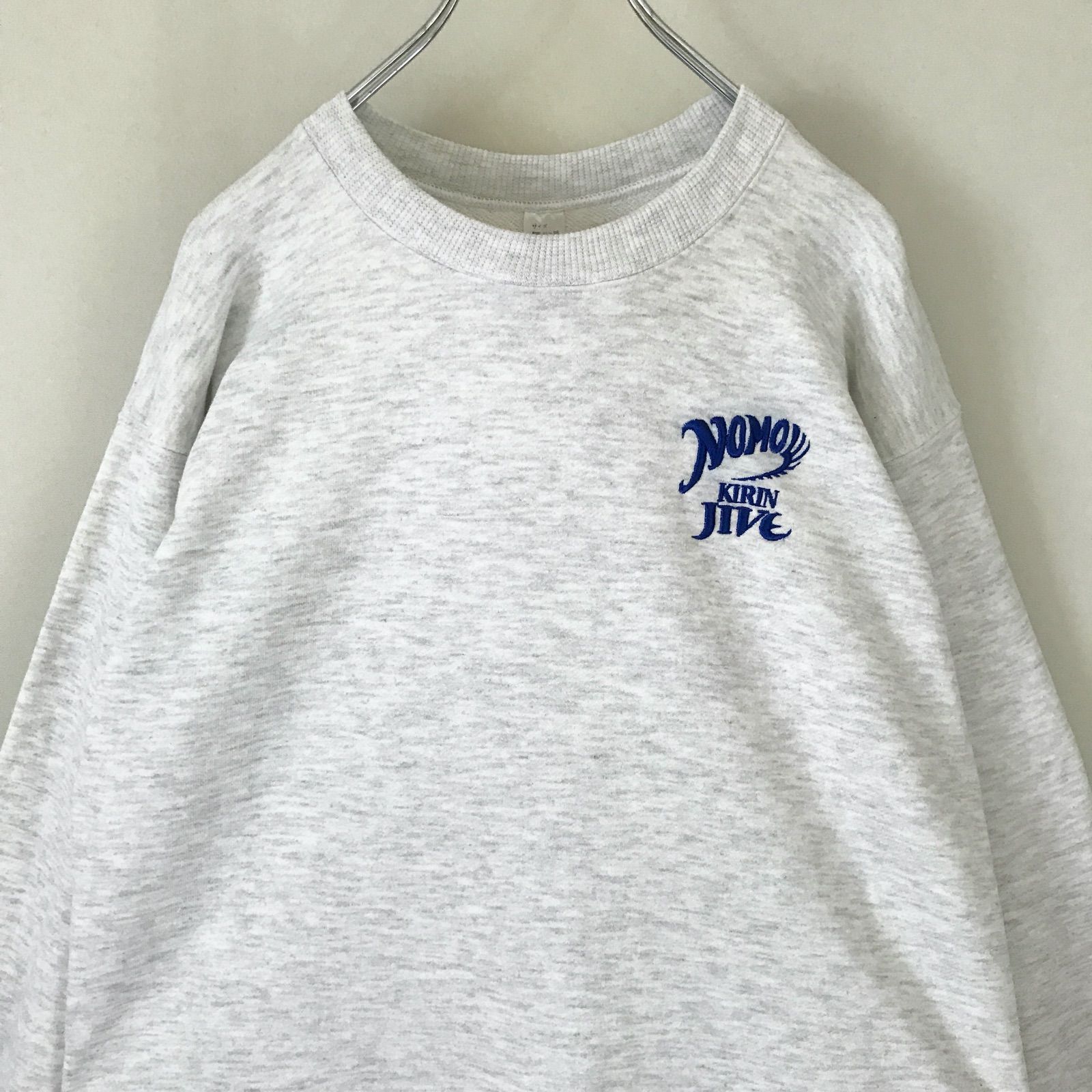 90s 野茂英雄/LAドジャース☆NOMO/トルネードロゴ刺繍☆キリン/JIVE 