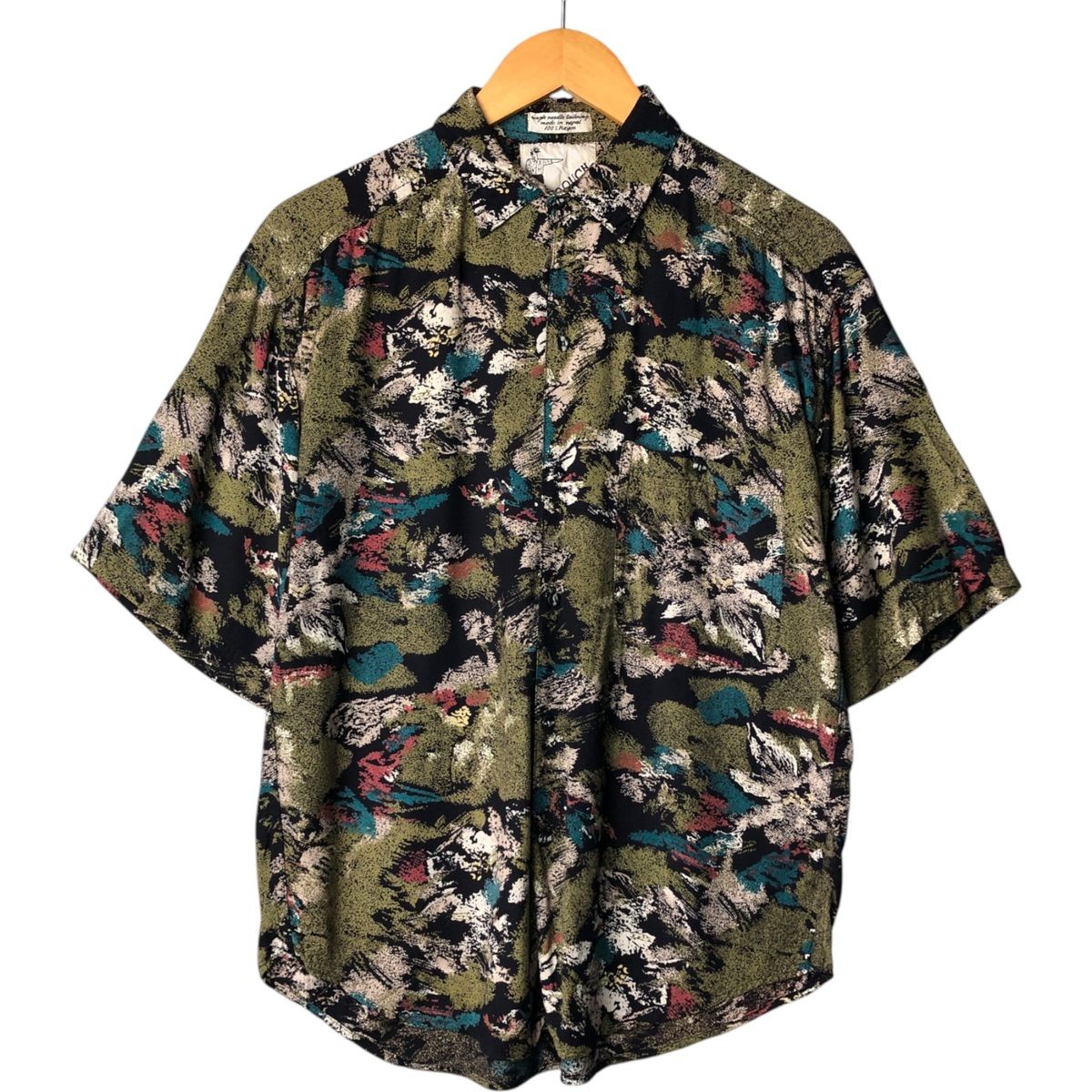 80s90s ヴィンテージ 古着 USA製 GOOUCH レーヨンシャツ XL 古着通販】80s〜90s GOOUCH チェック レーヨンシャツ Made in