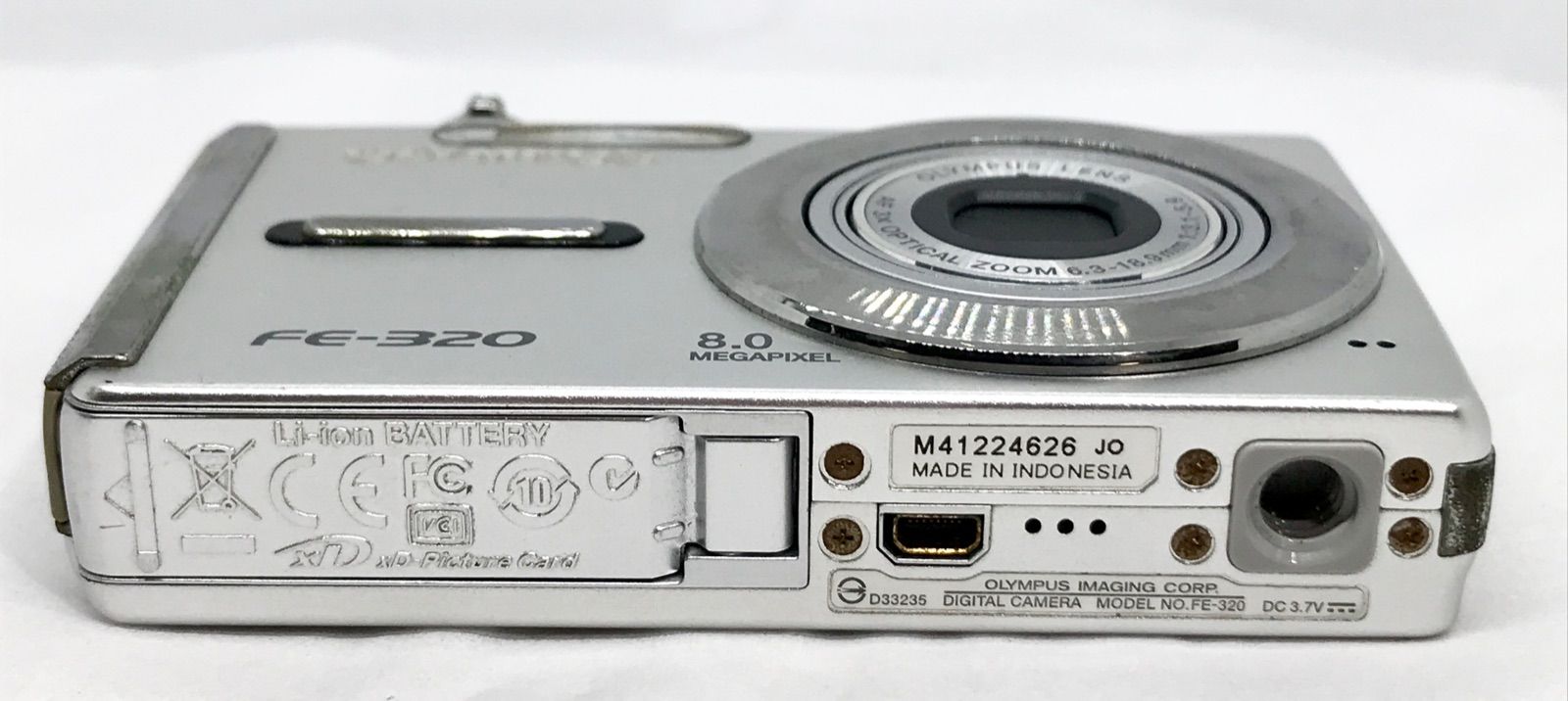 【動作未確認】OLYMPUS オリンパス CAMEDIA キャメディア デジタルカメラ FE-320 シルバー