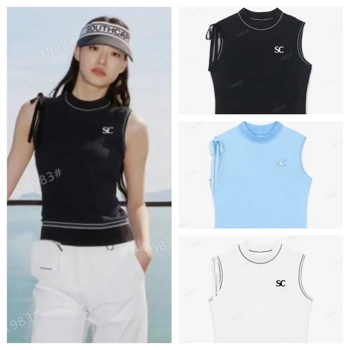 レディースゴルフウェア SOUTH CAPE ノースリーブ トップス