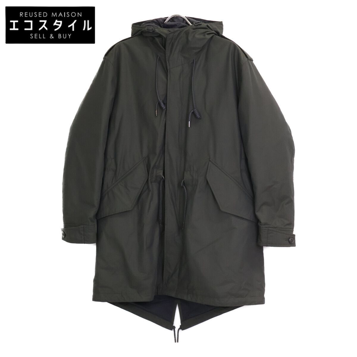Aquascutum アクアスキュータム WYNCOL 3WAY ﾏｳﾝﾃﾝﾊﾟｰｶ ｶｰｷ 36
