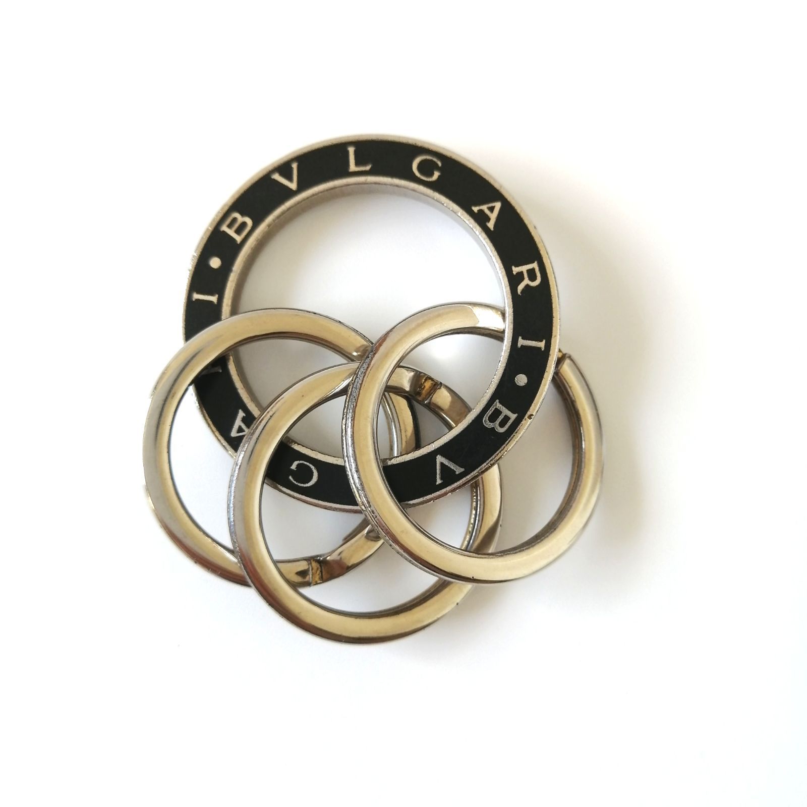 ブルガリ BVLGARI 3連キーリング ブラック 156 - メルカリ