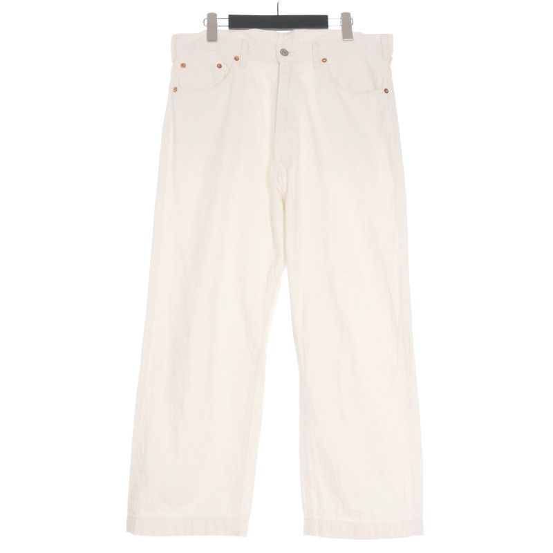 キャプテン サンシャイン KAPTAIN SUNSHINE 22SS Wide 5PKT Trousers デニムワイドパンツ ジーンズ 36 ナチュラル KS22SPT06