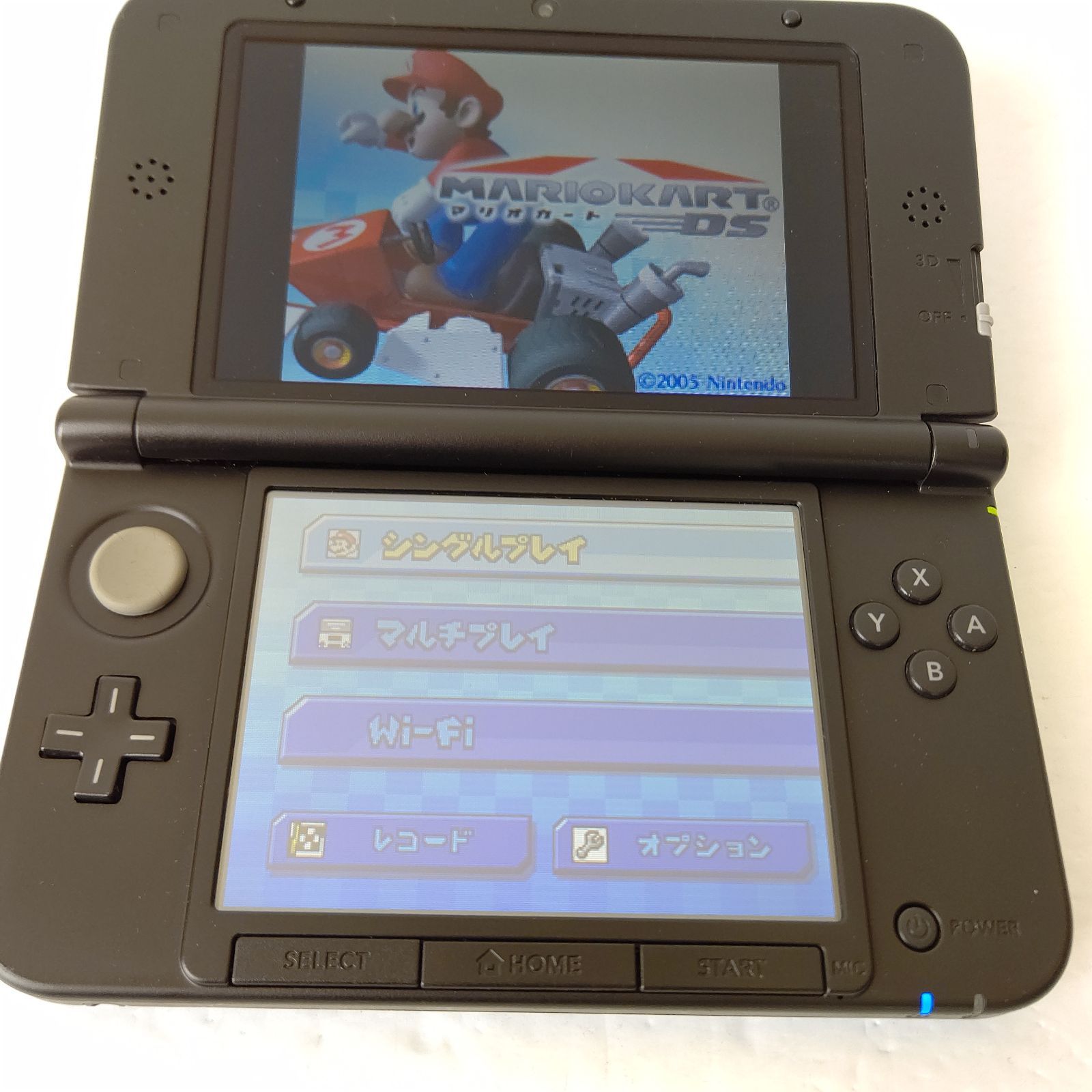 Nintendo ニンテンドー3DSLL ブルーブラック 画面極美品 任天堂 ゲーム 