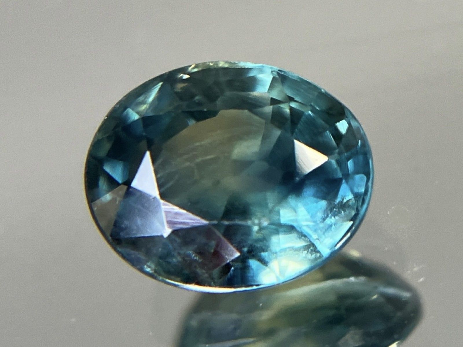 サファイア 1.069ct 宝石ソーティング付き 6.4×5.1×3.3 天然