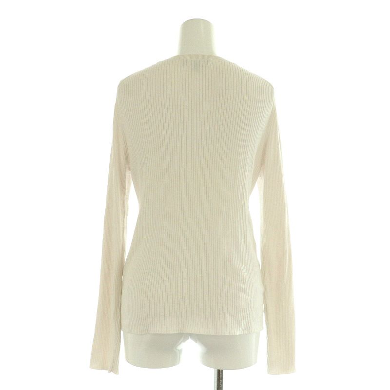 セオリー Theory 23SS Steady Cotton Crew Neck Cardi リブ