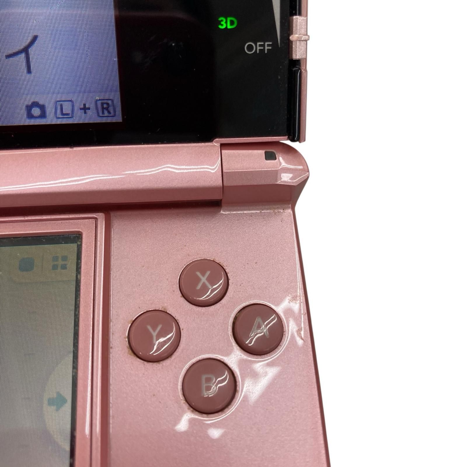 186000 訳アリ品 任天堂 ニンテンドー3DS CTR-001 ミスティピンク